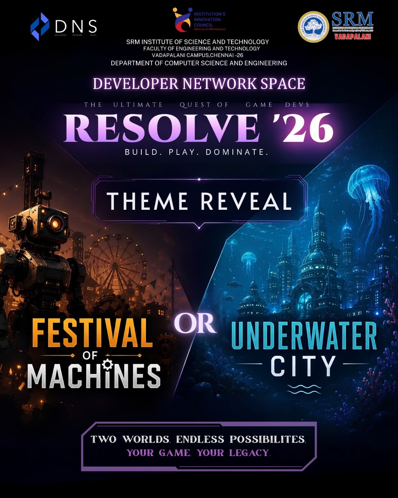 RESOLVE '26 Theme Reveal Poster